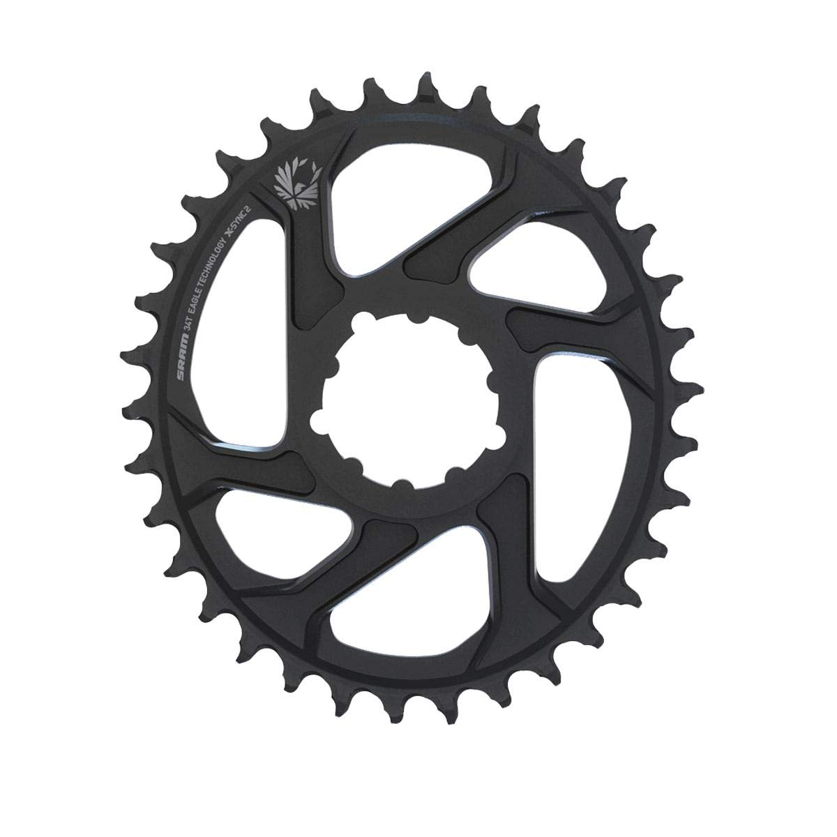 SRAMMTB SRM PLATO X-SYNC 12/11V EAGLE OVAL 34D DM 6º BLK