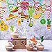 Supla 30 pcs Fiesta Hanging Swirl Decorations Mexican Fiesta Cinco De Mayo Party Swirls Hanging Swirl Streamers Foil Hanging Ceiling Décor for Ceiling Spiral Decorations Party Backdrops
