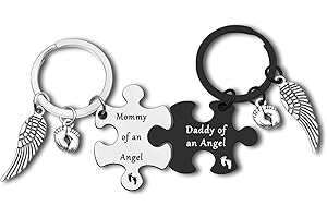 Dabihu Loss Memorial Keychain Loss of Baby Memorial Gift Sympathy Gift for Infant Lost Pregnancy Baby Miscarriage Jewelry Remembrance Grieving Gifts Sympathy Gifts for Parent Miscarriage Keepsake