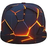 JHAKEDB Snapback Hat Cap Hip Hop Style Flat Bill Trucker Hats for Men Women Adjustable Baseball Cap for Running Outdoor