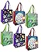 Earthwise Halloween Bags Trick or Treat - Reusable Grocery Candy Goodie Totes Baggies Party Favor Bags (6 Pack)