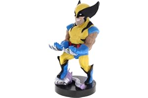 Exquisite Gaming: Marvel Wolverine - Original Mobile Phone & Gaming Controller Holder, Device Stand, Cable Guys, Licensed Figure
