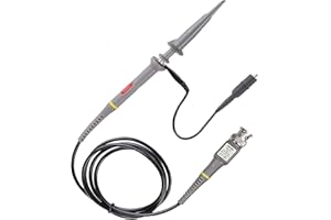 P6100 Oscilloscope Probe, Universal Oscilloscope Clip Probes 100MHz 150-300V 1X 10X