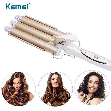 Shininglove Professional Triple Barrel Hair Rollers Ceramic Hair