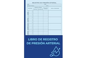 Libro De Registro De Presión Arterial