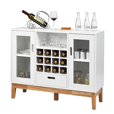 Giantex Buffet Sideboard with Wine Rack and Storage Cabinet