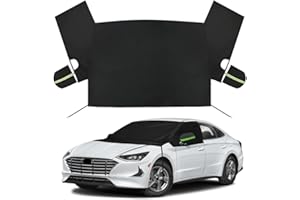 LEZZYRUCK Windshield Snow Cover Replace for 2015-2023 Hyundai Sonata, 600D Oxford Cloth Heavy Duty All Weather Winter Frost Guard Windshield Covers with Side Mirror Covers