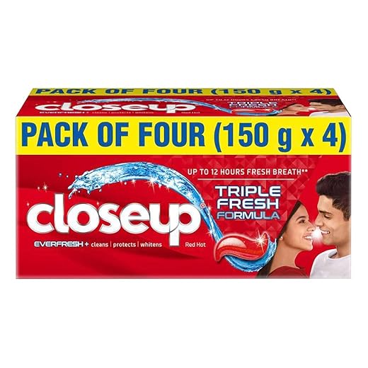 Best Deal Closeup Gel Toothpaste (Pack of 4)