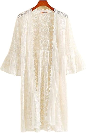 Amazon Zhongjue ジュージェン レース カーディガン ロング丈 夏 フリル袖 フェミニン かわいい カーデ ゆったり ロングカーディガン 冷房対策 Freesize白 カーディガン ボレロ 通販 Amazon Zhongjue ジュージェン レース カーディガン ロング丈 夏 フリル袖 フェミニン かわいい カーデ ゆったり ロングカーディガン 冷房対策 Freesize白 カーディガン ボレロ 通販