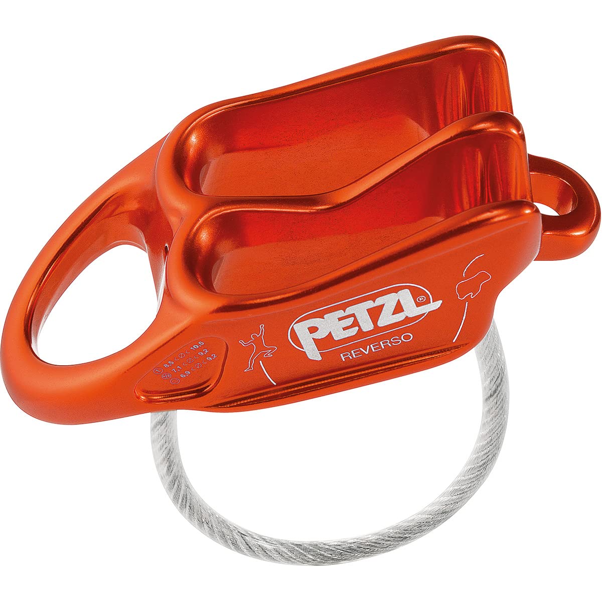 PETZL - Belay REVERSO - Unisex, Red, One Size