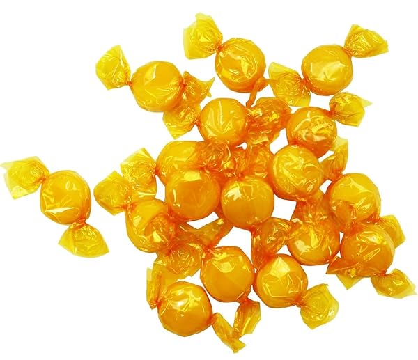 HARD CANDY (90 PIECES BUTTERSCOTCH) | BUTTERSCOTCH HARD CANDY -BUTTERSCOTCH DISCS BUTTONS BULK CANDY| INDIVIDUALLY WRAPPED HARD CANDY | PERFECT FOR SHARING AND GIFTING – HARD CANDY BUTTERSCOTCH