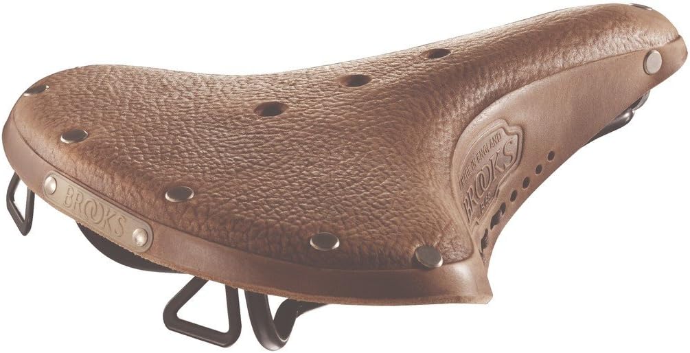 Brooks Saddles B68 Bicycle Saddle (Men's, Black Steel Rails, Aged Tan), Saddles Amazon Canada