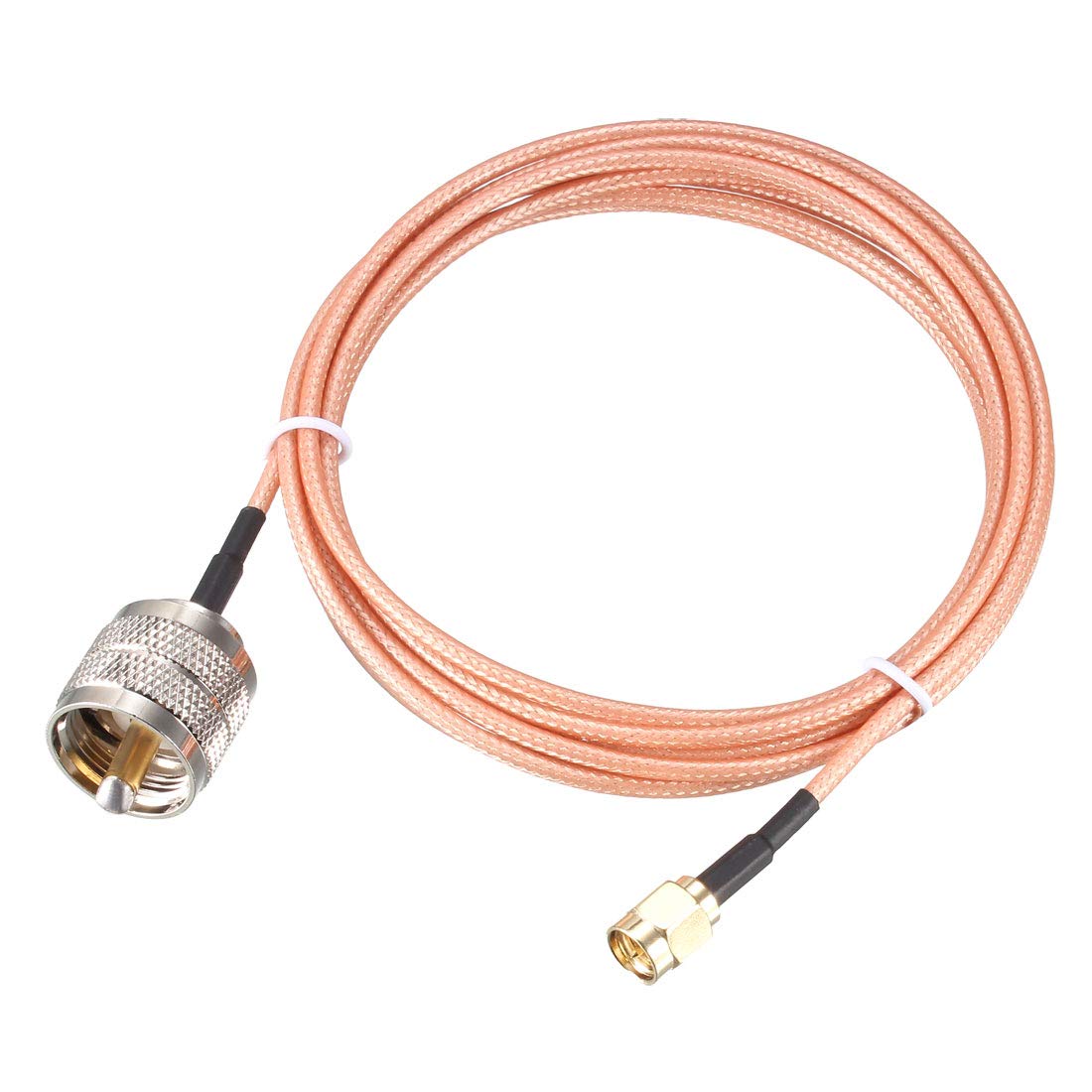 sourcing map SMA Male to UHF PL-259 Male RG316 RF Coaxial Coax Cable 10 Ft
