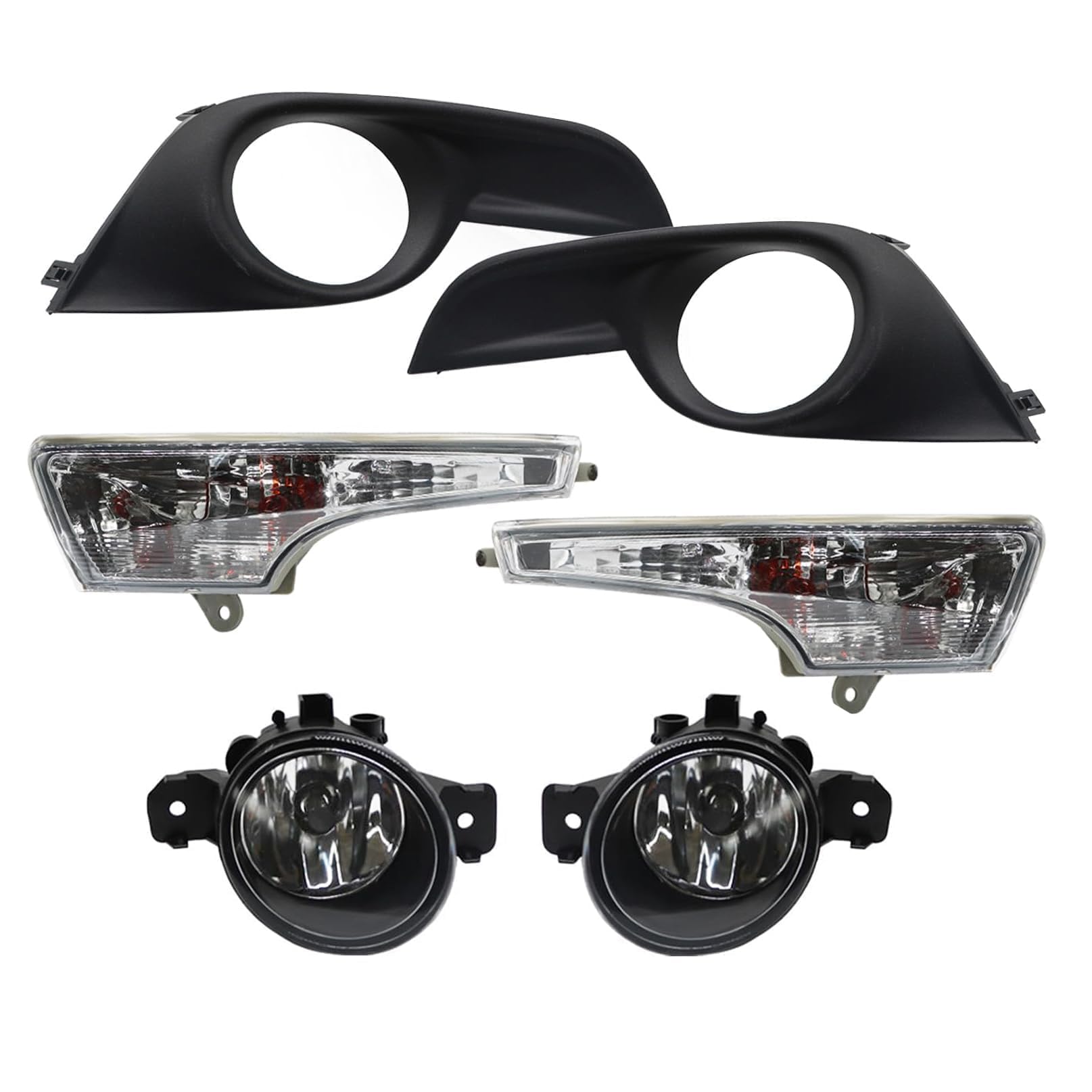 Photo 1 of Aspaton Front Turn Signal Light Fog Light Assembly kit Compatible with 2013 2014 2015 Altima Left and Right Side Fog Lamp with H11 12V 55W Halogen Bulbs NI2530118 NI2531118