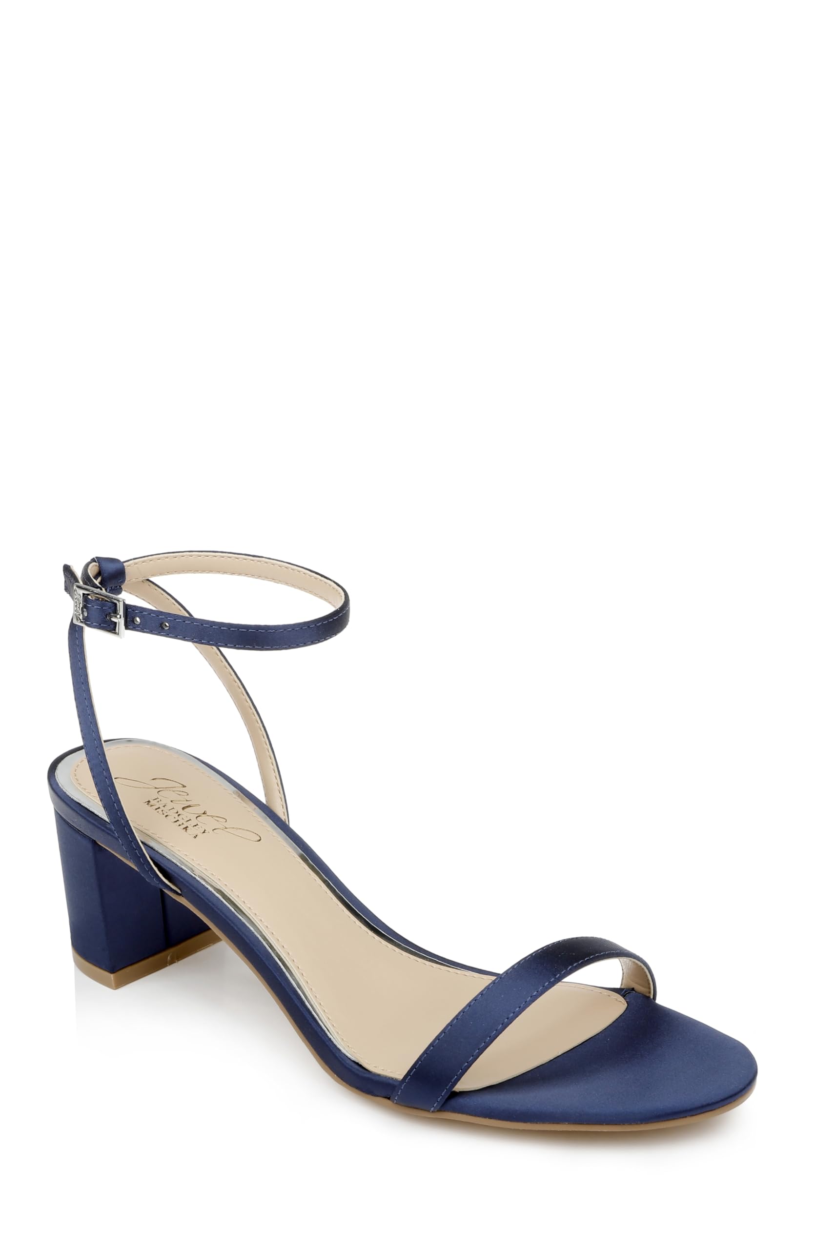 Jewel Badgley Mischka Danni II Low Block Heel Sandal