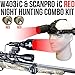 Wicked Lights W403iC & ScanPro iC RED Night Hunting Light and Headlamp Combo Pack for Predator, varmint & Hog Hunting