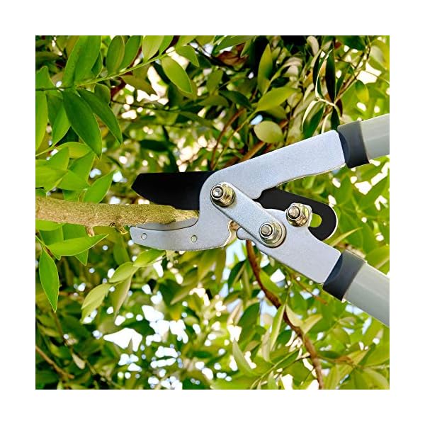 Hortem Gartenschere Set 3 STÜCKE, Scharfe Astschere 72cm, Professionellen Heckenscheren 58cm, Bypass-Baumschere – Bild 4
