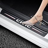 4Pcs Car Door Sill Protector for Civic Accessories