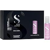 ALFAPARF MILANO Semi di Lino Shine Lotion Leave In Hair Treatment with Thermal Protection - Adds Brilliant Shine - Gives Support, Definition, Body, Flexibility - 12 Vials / 0.44 Fl Oz