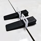FRIUSATE 20pcs Plastic Fence Panel Wedges Black Tile Stops Rattling Fences view 6