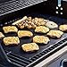 WINSEE Grill Mat Set of 5 Non-Stick BBQ Grill Baking Mats Cooking Mats FDA-Approved PFOA Free Reusable and Easy to Clean 15.75 X 13 Inch Black