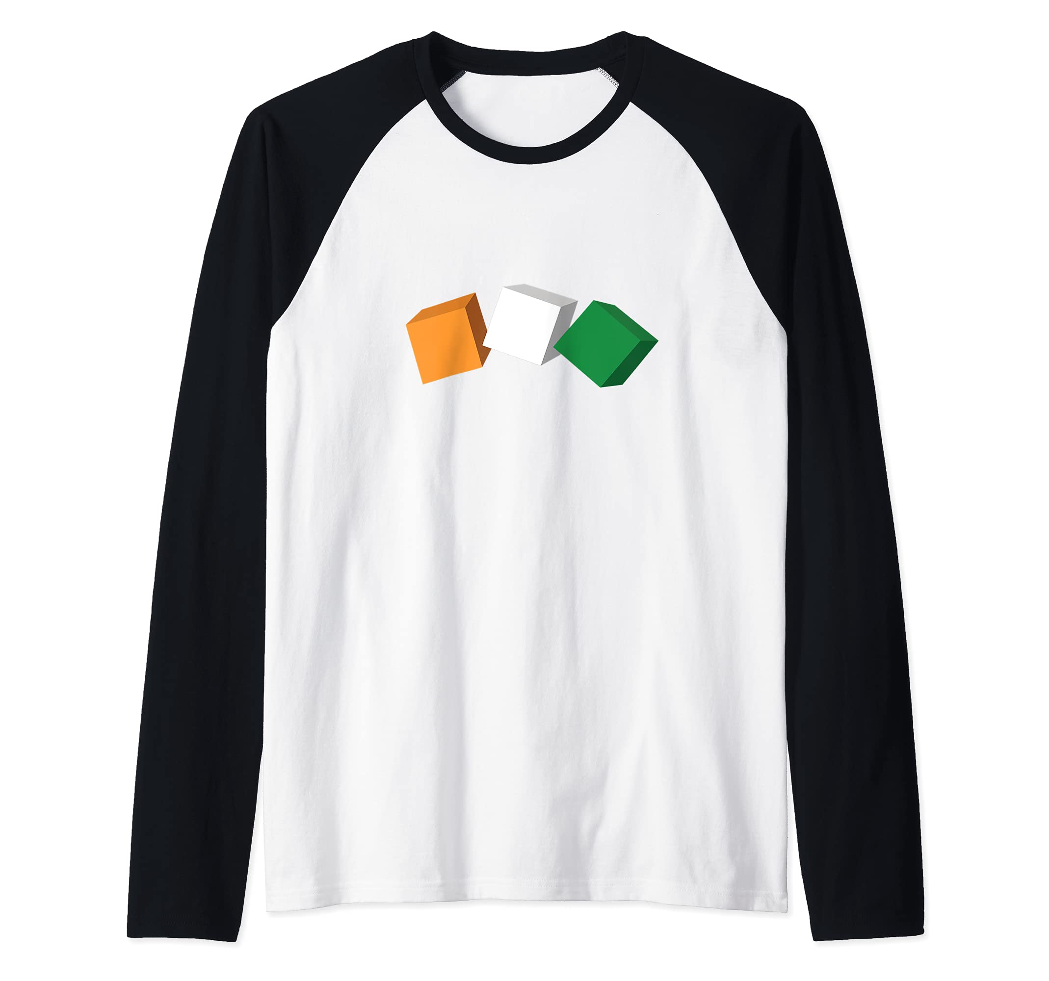 Flag India Raglan Baseball Tee