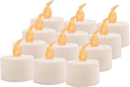 Trixes 12 Mini Bougies Scintillantes A Led De Decoration Amazon Fr Cuisine Maison