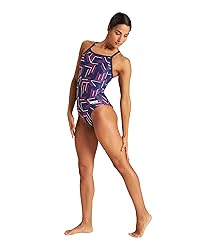 ARENA Puzzled Light Drop Back Women's One Piece