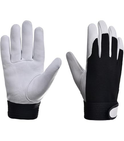 WESTWOOD FOX Work Gloves for Men Women Heavy Duty Leather