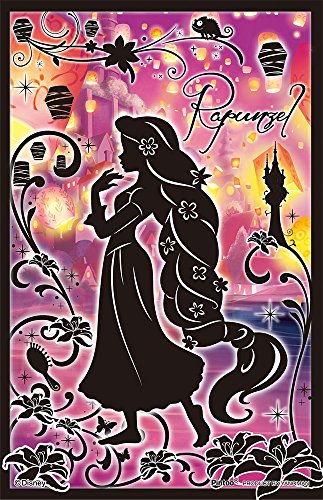 132 piece jigsaw clear stand puzzle Tangled Silhouette Rapunzel