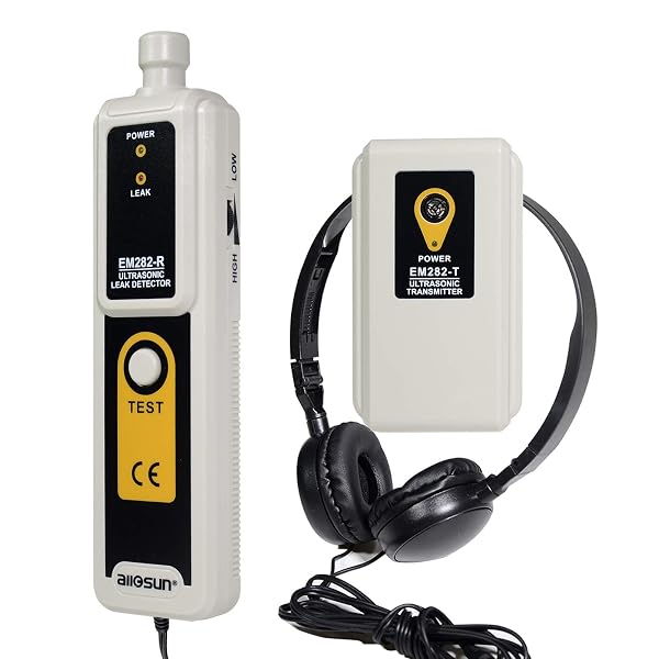 ALLOSUN ULTRASONIC LEAK DETECTOR 40KHZ±2KHZ, LEAK TESTER TRANSMITTER...