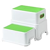 Victostar 2 Step Stool for Kids, Anti-Slip Sturdy