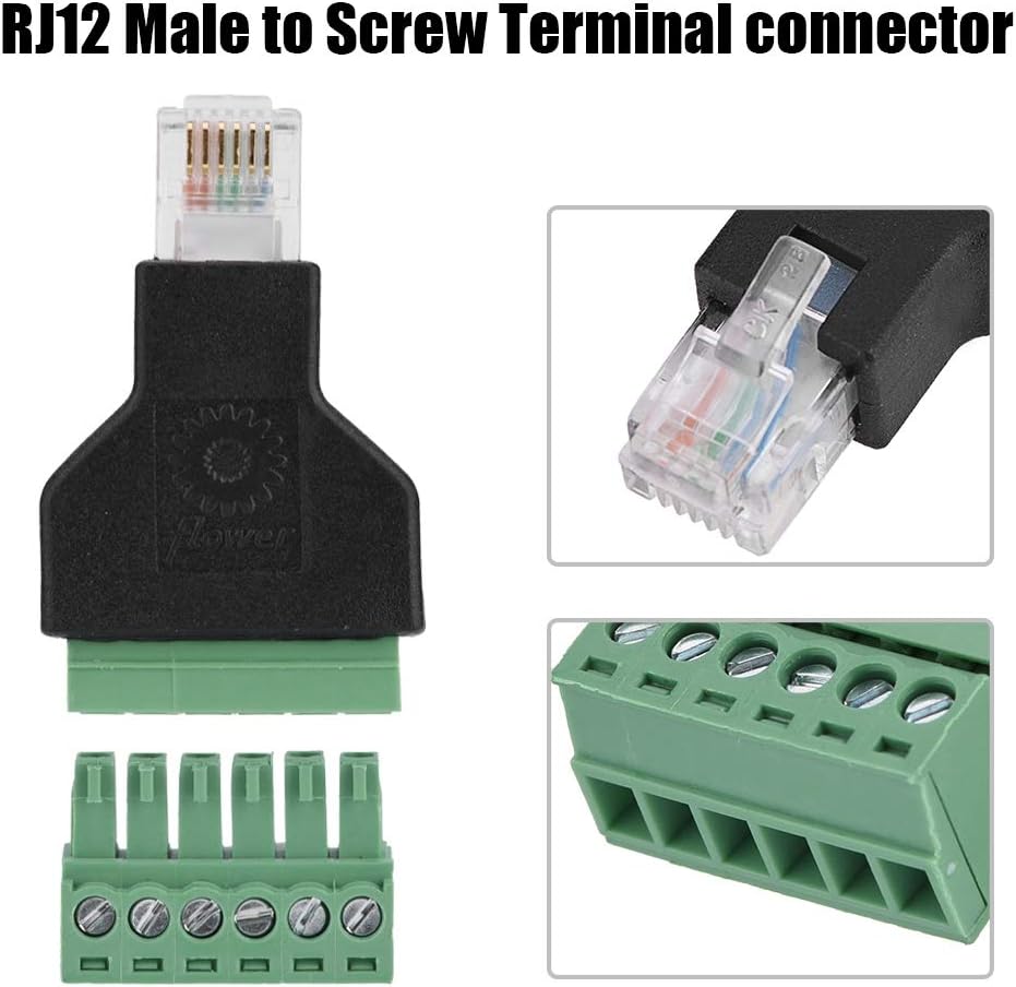 Dpofirs RJ12 Male to Screw Terminal Adapter - Image 3