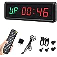 BTBSIGN LED Interval Timer Count Down/Up Clock Stopwatch with Remote for Home Gym Fitness