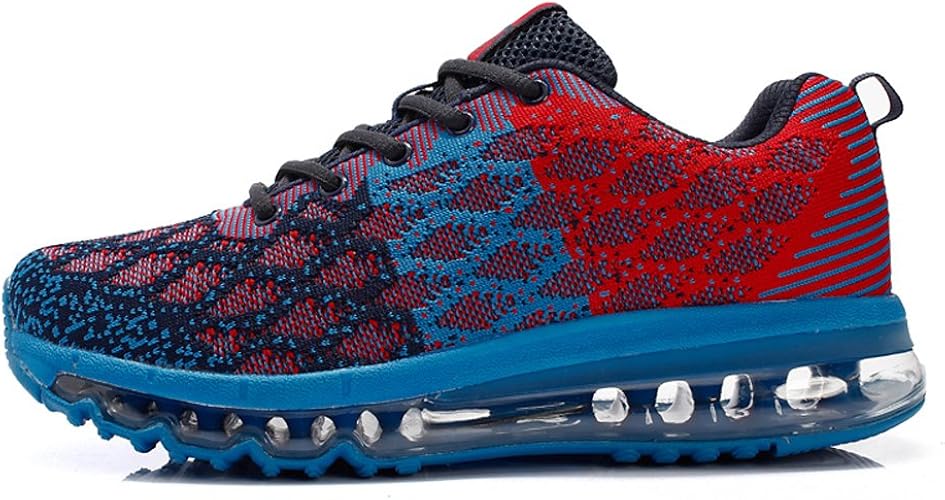 Amazon Looka レディーズ メンズ レディース スニーカー スポーツシューズ ランニングシューズ カジュアル レッド ブルー 蛍光グリーン パープル ブルーレイク 26 5cm ディープブルー Looka ルッカ スニーカー