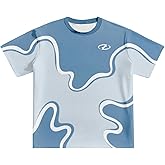 VIPWOLF Men's Color Block Graphic Tees Casual Short Sleeve Crew Neck T Shirts