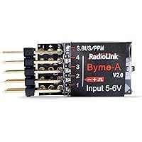 Radiolink Byme-A V2.0 RC Flight Controller Airplane Stabilizer with Gyro, 6 Flight Modes 4 Channels for A560 Stunt, 3D Fixed-