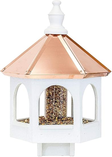 Amazon Com Saving Shepherd 20 Inch Copper Top Bird Feeder 14