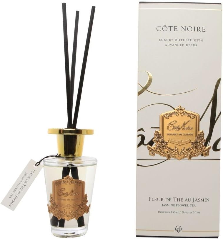 Cote Noire Scented Reed Diffuser 150 Ml Jasmine Flower Tea - Fleur de The au Jasmin