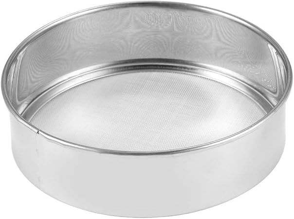 Set 2 Spargifarina In Acciaio Inox Con Coperchio A Maglia Fine | Colino Per Zucchero A Velo E Spezie - 4