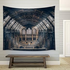Natural History Museum, London - Fabric Wall Tapestry Home Decor - 51x60 inches