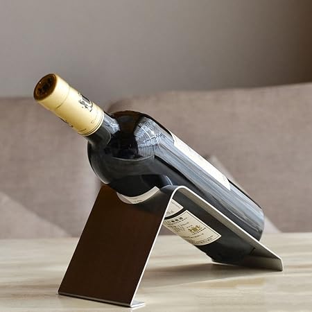 Jiaqi Decorative Wine Bottle Holder Stainless Steel Wine Rack