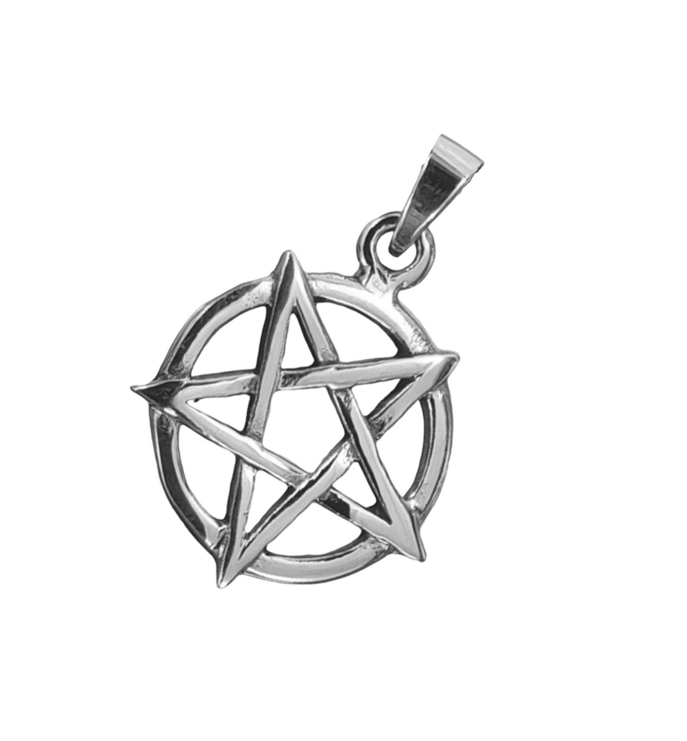 Pentagram Pendant 925 Sterling Silver No. 252