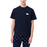 Lacoste Men's Crocodile Print Cotton Loungewear T-Shirt