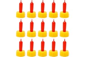 Zreneyfex 15 Pcs Lamb Teat Feeder Sheep Goat Lamb Milk Drink Nipples Soft Rubber Pacifier for Small Animal Feed