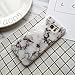 COSANO Galaxy S7 Edge Case, Marble Pattern Design Slim Flexible Clear [Hard Back +Soft Bumper TPU] 3D Shiny Glitter Mirror Effect Ultra Thin Skin Cover (White Marble S7edge)