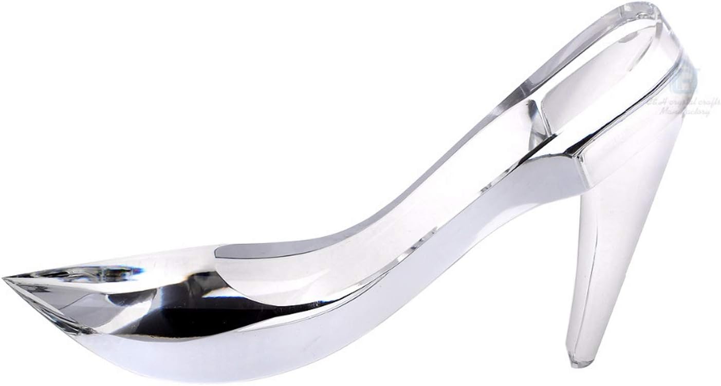 Amazon Com Tiktalk Cinderella Glass Slipper Crystal High Heels