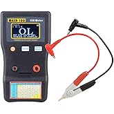 Topuality MESR-100 ESR Capacitance Ohm Meter Professional Measuring Capacitance Resistance Capacitor Circuit Tester with s-m-