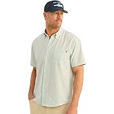 HUK - Men's KC Scott Patterned Kona Shirt, Performance Button Down Shirt