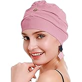 osvyo Cotton Chemo Turbans for Women Cancer Hairloss hat - Cotton Lightweight Headwear Sealed Packaging